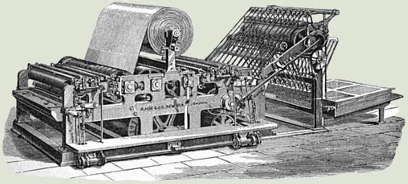 Historia de los inventos: Rotativa o máquina de impresión rotativa